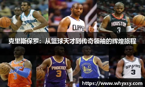 克里斯保罗：从篮球天才到传奇领袖的辉煌旅程